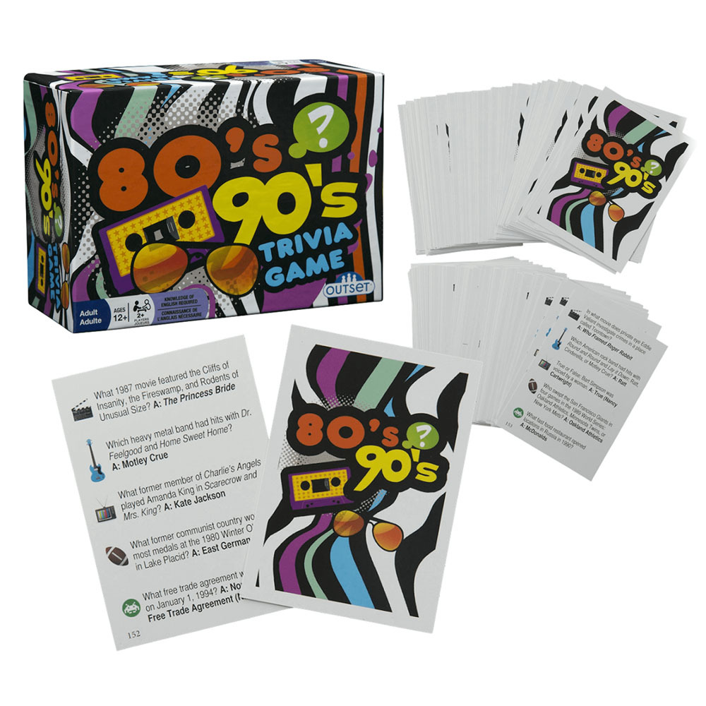 80s and 90s Trivia Game